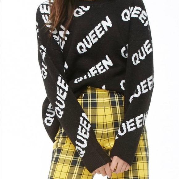 Queen Sweater Forever 21 Size L - Picture 5 of 6